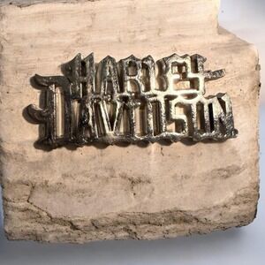 Vintage Harley-Davidson metal emblem